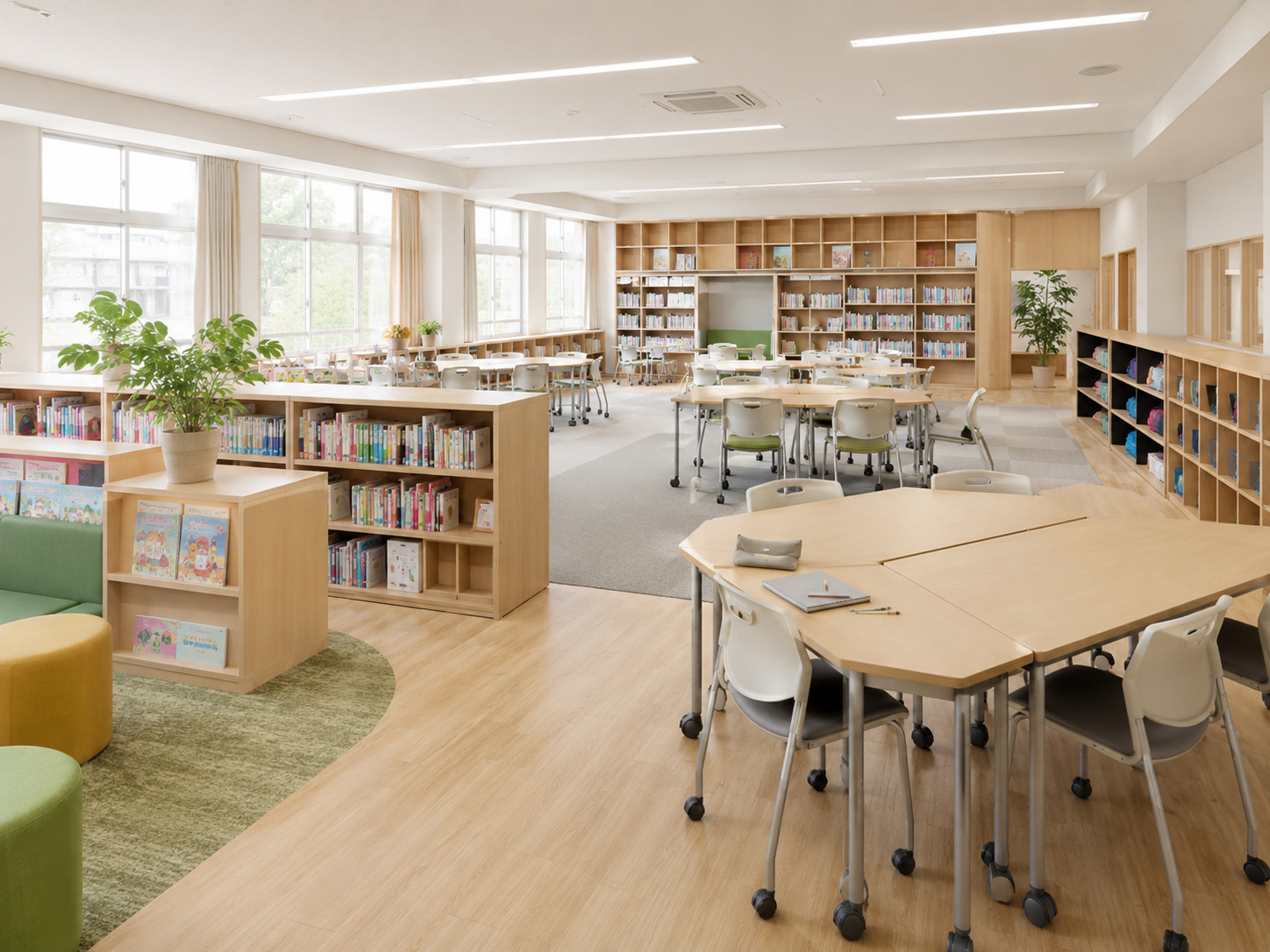 図書室・多目的教室・学習スペース家具